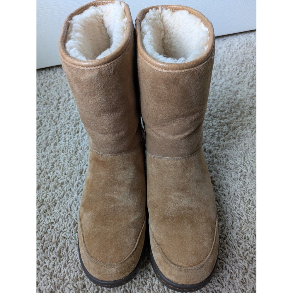 UGG MICHAELA WATERPROOF WOMEN MID-CALF SUEDE CHESTNUT US 7/UK5.5/ EU38